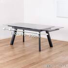 伸長式セラミックダイニングテーブル(フレックス EX140/200 GY)【島忠ホームズ商品】 2枚目画像