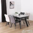 伸長式セラミックダイニングテーブル(フレックス EX140/200 GY)【島忠ホームズ商品】 13枚目画像