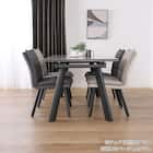 伸長式セラミックダイニングテーブル(フレックス EX140/200 GY)【島忠ホームズ商品】 14枚目画像