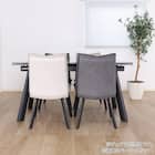 伸長式セラミックダイニングテーブル(フレックス EX140/200 GY)【島忠ホームズ商品】 15枚目画像