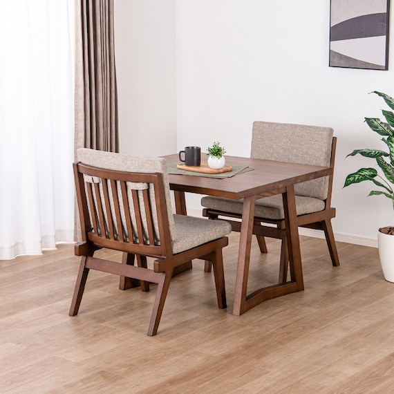 ダイニング3点セット(イブキ DT100/ワイドチェア BR)【島忠ホームズ商品】 1枚目画像