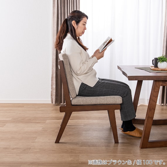 ダイニング3点セット(イブキ DT100/ワイドチェア BR)【島忠ホームズ商品】 11枚目画像