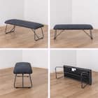 ダイニングベンチ(ブラン 120 BK)【島忠ホームズ商品】 8枚目画像