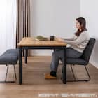 伸長式ダイニングテーブル(幅140-190cm エイムズEX NA)【島忠ホームズ商品】 9枚目画像