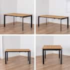 伸長式ダイニングテーブル(幅140-190cm エイムズEX NA)【島忠ホームズ商品】 16枚目画像