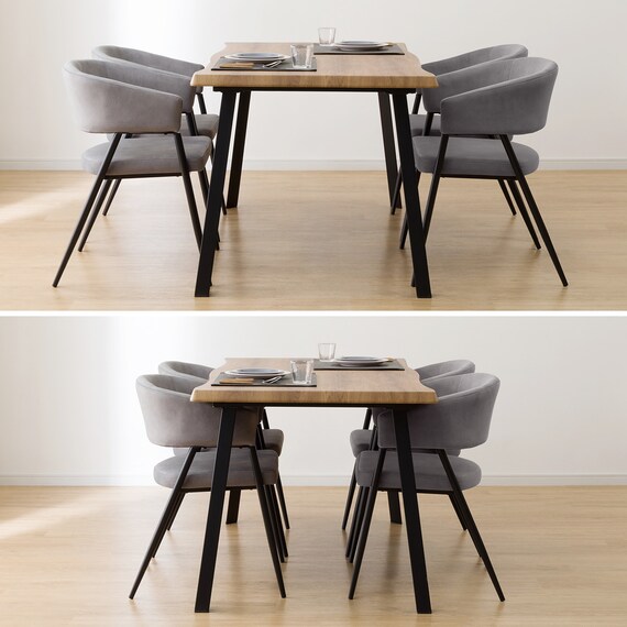 なぐり加工ダイニングテーブル (幅140cm OT01) 11枚目画像