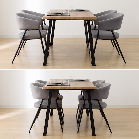 なぐり加工ダイニングテーブル (幅140cm OT01) 11枚目画像