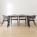 なぐり加工ダイニングテーブル (幅140cm OT01) 12枚目画像