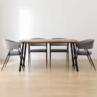 なぐり加工ダイニングテーブル (幅140cm OT01) 12枚目画像