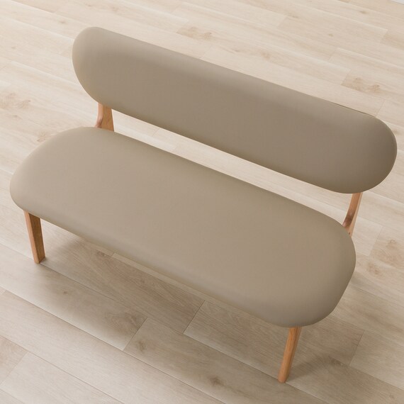 2人掛けダイニングチェア(RX001 NA/BE) 9枚目画像