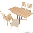 伸長式ダイニングテーブル(TX001 NA) 16枚目画像