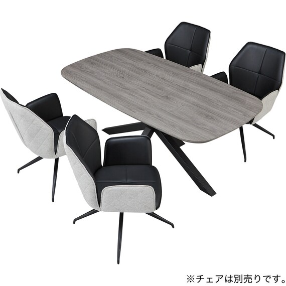 ダイニングテーブル(SH101 160 GY/BK) 7枚目画像