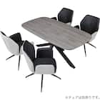 ダイニングテーブル(SH101 160 GY/BK) 7枚目画像