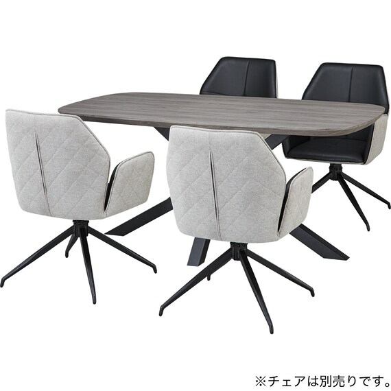 ダイニングテーブル(SH101 160 GY/BK) 8枚目画像