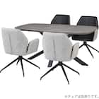 ダイニングテーブル(SH101 160 GY/BK) 8枚目画像