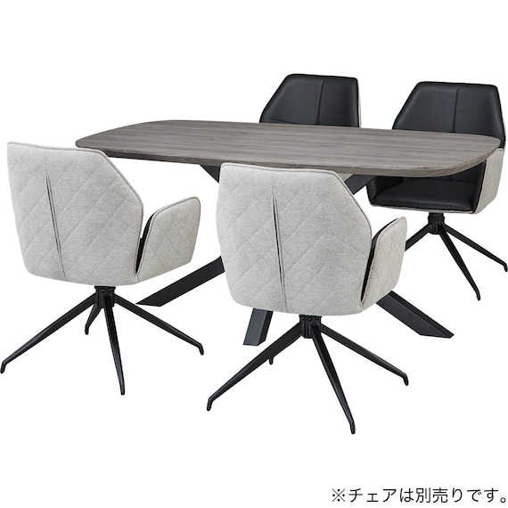 ダイニングテーブル(SH101 160 GY/BK) 8枚目画像