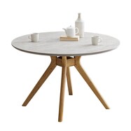 円形メラミン天板テーブル (幅110cm)