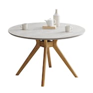 円形メラミン天板テーブル (幅110cm)