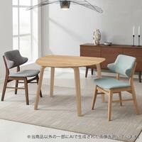ダイニングテーブル (WG001 110 半円形 LBR)