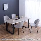 ダイニング5点セット (GNS 幅140cm GG / LTL LGY4P) 1枚目画像