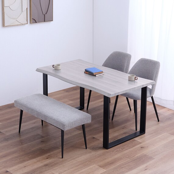 ダイニング4点セット (GNS 幅140cm GG / LTL LGY2P ベンチ) 1枚目画像