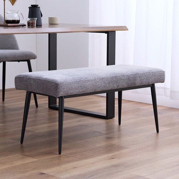 ダイニング4点セット (GNS 幅140cm GG / LTL LGY2P ベンチ) 9枚目画像