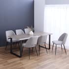 ダイニング7点セット (GNS 幅180cm GG / LTL LGY4P2P) 1枚目画像