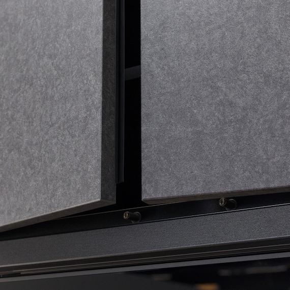 キッチンボード(上置き・ダストワゴン付き セラミック天板リガーレ120KB BK/BK) 25枚目画像