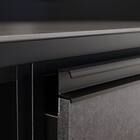 キッチンボード(上置き・ダストワゴン付き セラミック天板リガーレ120KB BK/BK) 31枚目画像