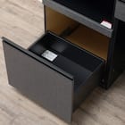 キッチンボード(上置き・ダストワゴン付き セラミック天板リガーレ120KB BK/BK) 35枚目画像