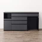 キッチンカウンター(ダストワゴン付き セラミック天板リガーレ180CT BK/BE) 14枚目画像