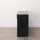 キッチンカウンター(ダストワゴン付き セラミック天板リガーレ180CT BK/BE) 15枚目画像