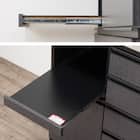 キッチンカウンター(ダストワゴン付き セラミック天板リガーレ180CT BK/BE) 23枚目画像