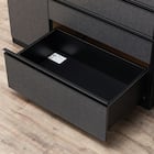 キッチンカウンター(ダストワゴン付き セラミック天板リガーレ180CT BK/BE) 27枚目画像