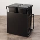 キッチンカウンター(ダストワゴン付き セラミック天板リガーレ180CT BK/BE) 31枚目画像