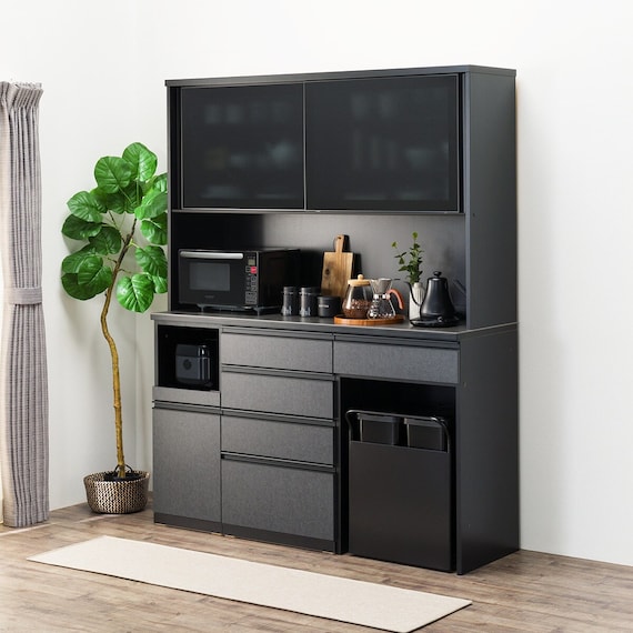 キッチンボード(ダストワゴン付き セラミック天板リガーレ GH160D50OPCJGYBKG) 1枚目画像