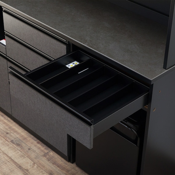 キッチンボード(ダストワゴン付き セラミック天板リガーレ GH160D50OPCJGYBKG) 37枚目画像