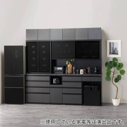 キッチンボード(上置き・ダストボックス付きKBCリガーレ160+DBC 