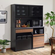 組合せキッチンボード (リガーレ GL-140KB BKD50 GY/ H50-80OP+ H50-60J MBRBK)【期間限定価格：10/31～1/5まで】