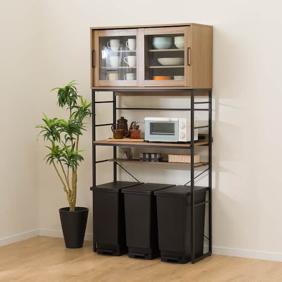 ゴミ箱上ラック(IG002 1890 LBR) 1枚目画像