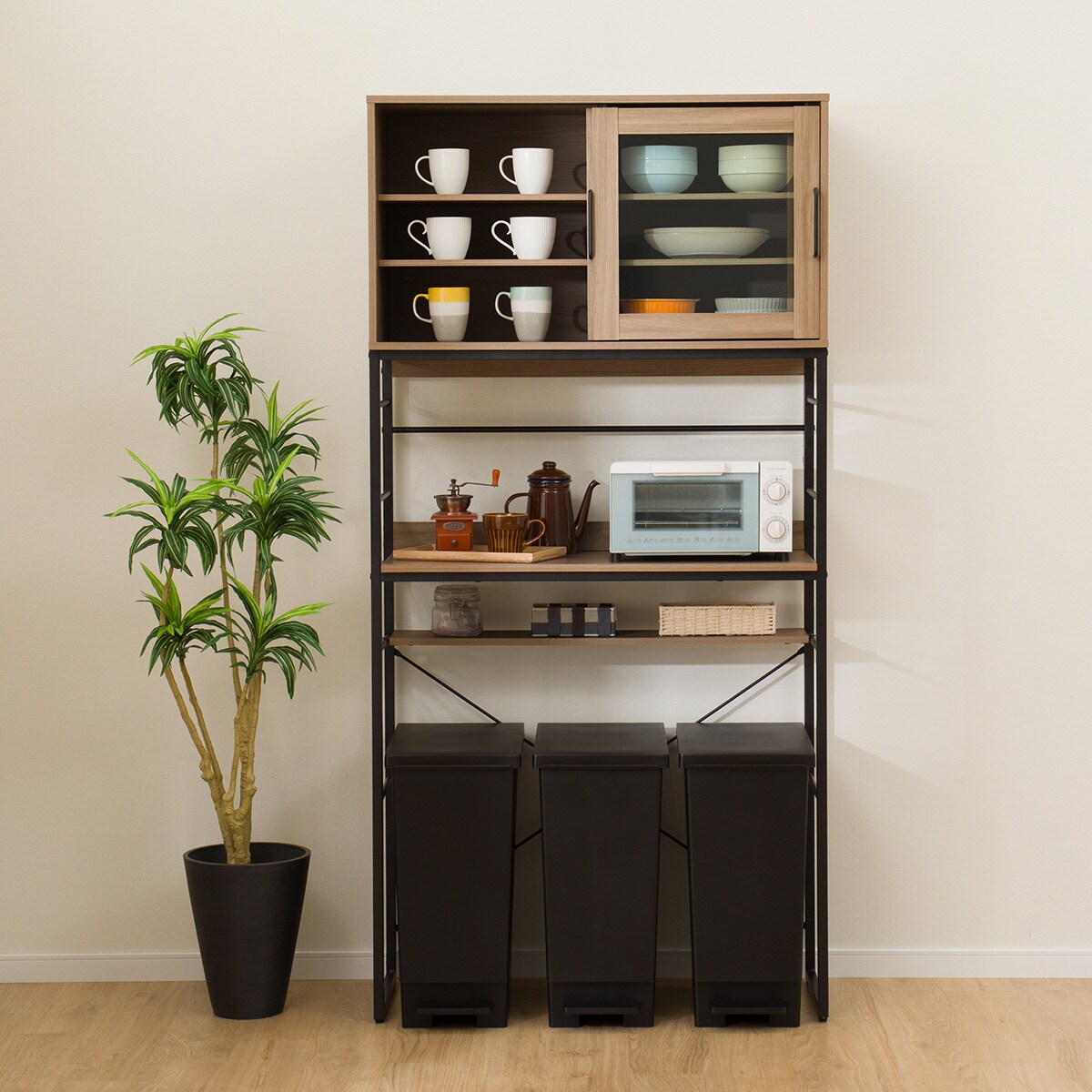 ゴミ箱上ラック(IG002 1890 LBR) | ニトリネット【公式】 家具