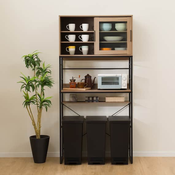 ゴミ箱上ラック(IG002 1890 LBR) 8枚目画像