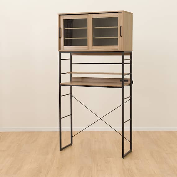 ゴミ箱上ラック(IG002 1890 LBR) 9枚目画像