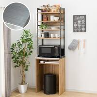 ステンレス天板のレンジボード(IM301S 60OP LBR/BK)