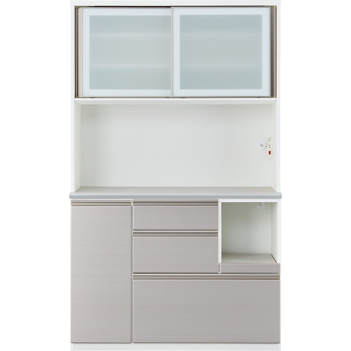 キッチンボード(アルミナ3 120KB SI) | ニトリネット【公式】 家具