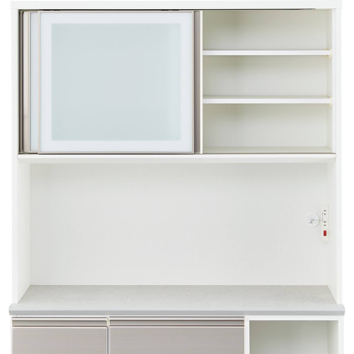 【Yu1203】ニトリ アルミナ　 ホワイト キッチンボード(アルミナ3 120KB WH) | ニトリネット【公式】 家具