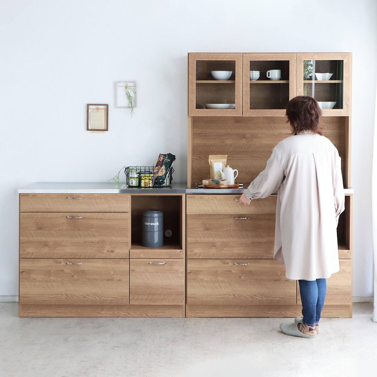 ステンレス天板キッチンボード(TK302 120 NA/ステン) | ニトリネット