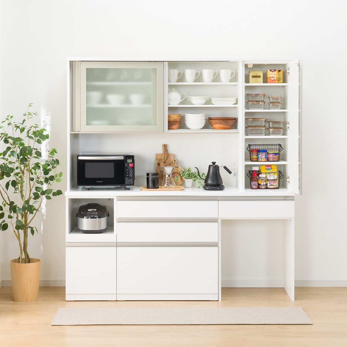 キッチンボード(リガーレ50GH-180キッチンボード CR JCO WH) | ニトリ