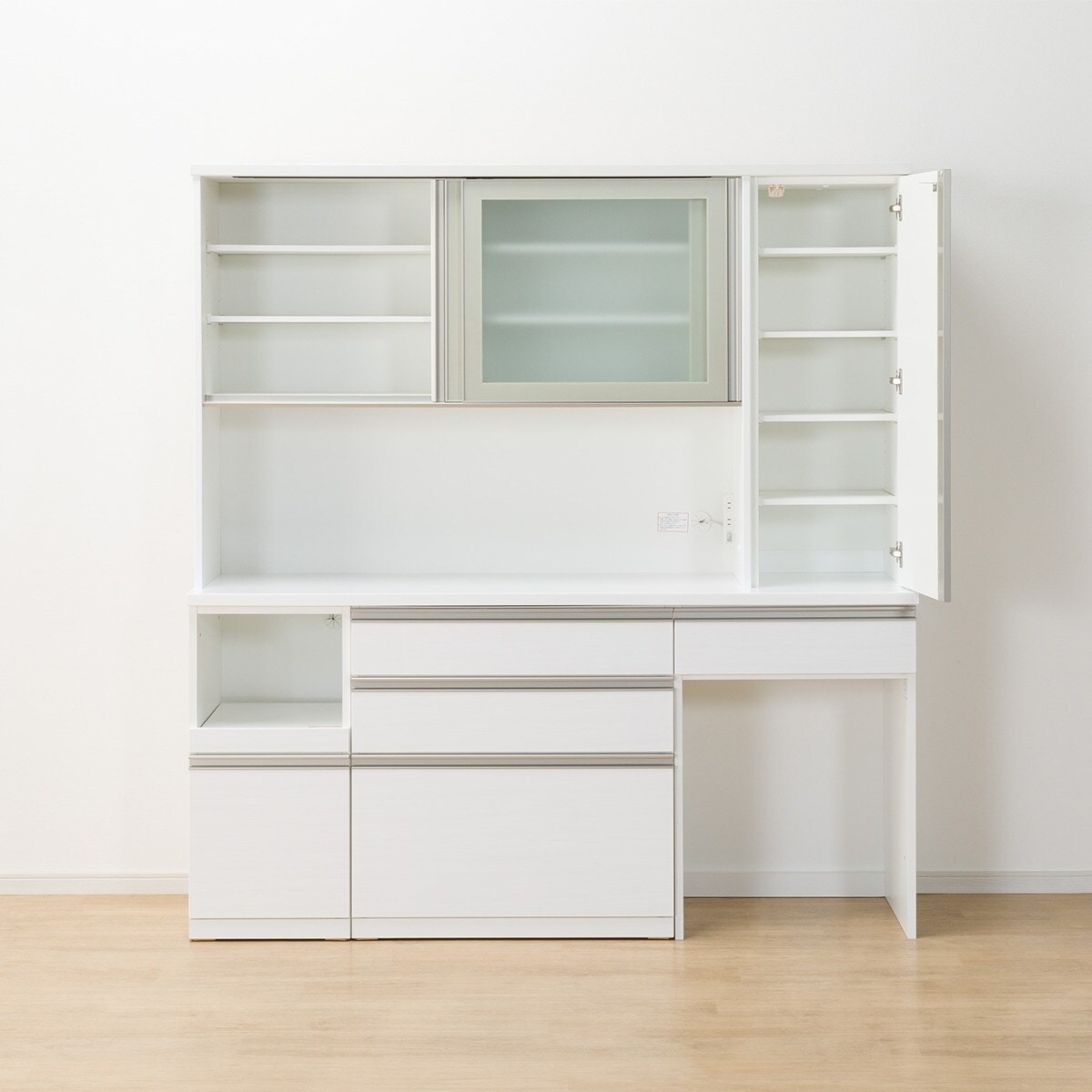 ◇美品　NITORI｜リガーレ180｜レンジボード　キッチンボード｜ホワイト キッチンボード(リガーレ50GH-160KB/H50-40TL/H50-60J WH) | ニトリ