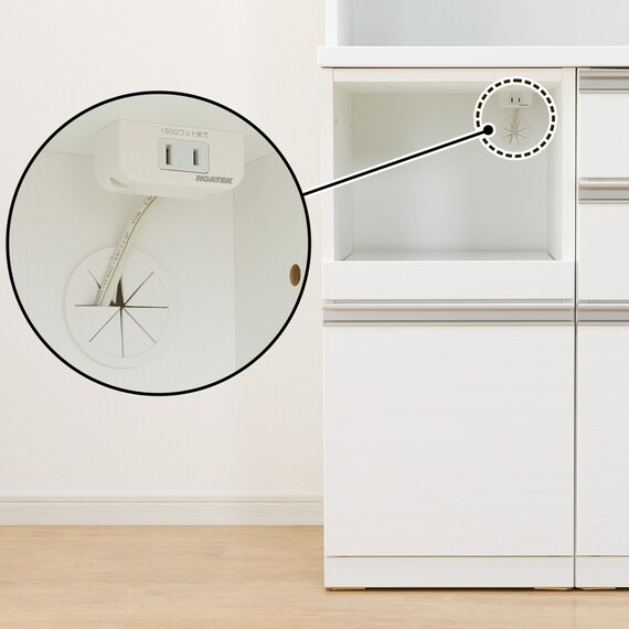 キッチンボード(リガーレ50GH-180キッチンボード CR JCO WH) 29枚目画像